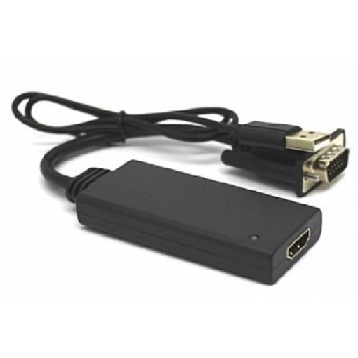 תמונה של Gold Touch מתאם מחיבור VGA ל HDMI עם הגברה E-VGA-HD-C