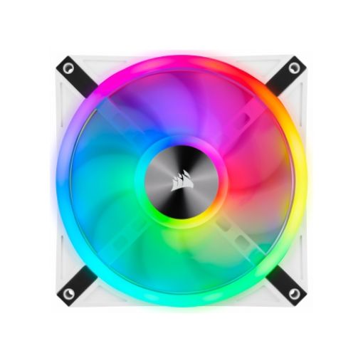 תמונה של מאוורר RGB Corsair iCUE QL140 140mm צבע לבן