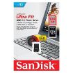 תמונה של כונן USB SanDisk Ultra Fit™ 128GB SDCZ430-128G-G46 בצבע שחור