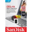 תמונה של כונן USB SanDisk ULTRA FIT™ 256GB SDCZ430-256G-G46 בצבע שחור