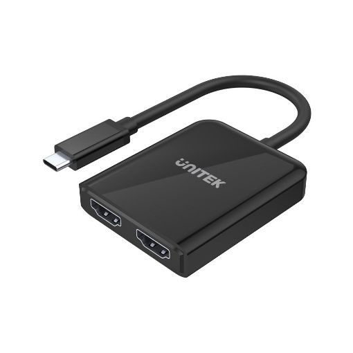 תמונה של מתאם USB-C ל-HDMI כפול UNITEK 4K 60Hz