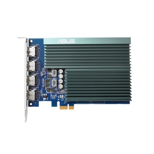 תמונה של כרטיס מסך ASUS GT 730 2GB GDDR5 בצבע שחור
