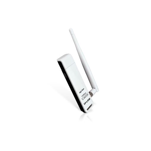 תמונה של מתאם USB אלחוטי TP-Link TL-WN722N 150Mbps בצבע שחור