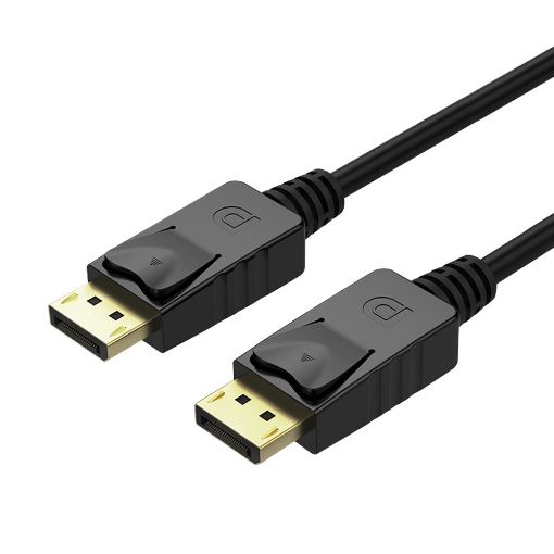 תמונה של כבל DisplayPort 1.2 Unitek Y-C607BK בצבע שחור