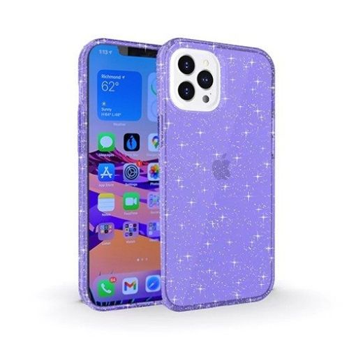 תמונה של כיסוי iPhone 13 (6.1)Grip Case Crystal Glitter Purple