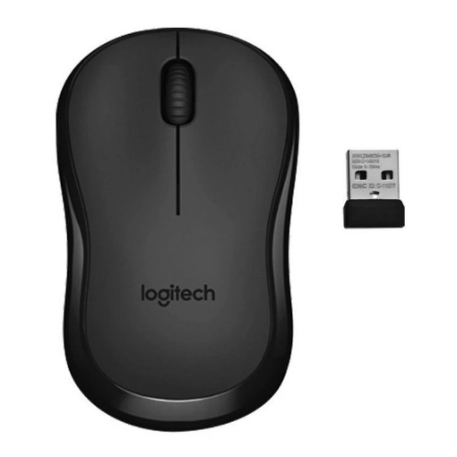 תמונה של עכבר אלחוטי Logitech M220 Silent בצבע שחור