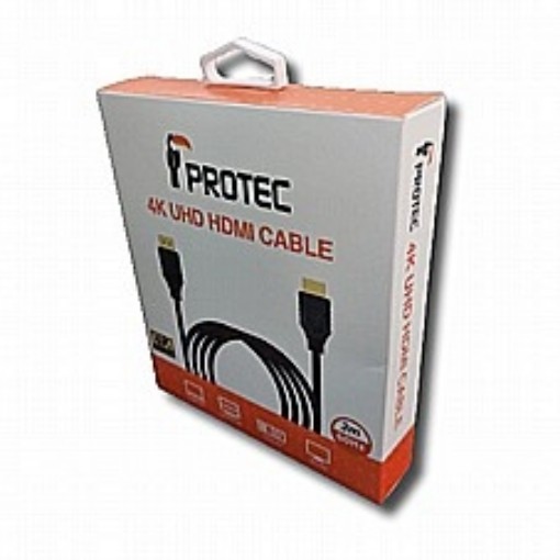 תמונה של כבל Protec DM272 HDMI 2M תקן 2.0 לתמיכה ברזולוציה גבוהה עד 4K60HZ