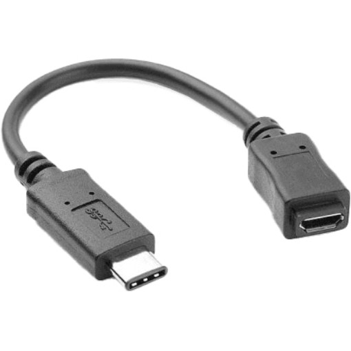 תמונה של כבל מתאם Gold Touch USB3.1-Type-C To MicroUSB-F OTG