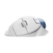 תמונה של עכבר אלחוטי Logitech Mouse M575 Ergo Wireless Trackball בצבע לבן