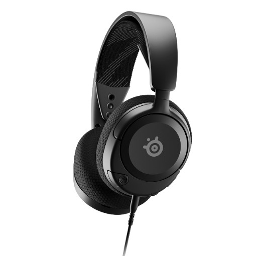 תמונה של אוזניות גיימינג קלות משקל ומעוצבות Steelseries Arctis Nova 1 בצבע שחור