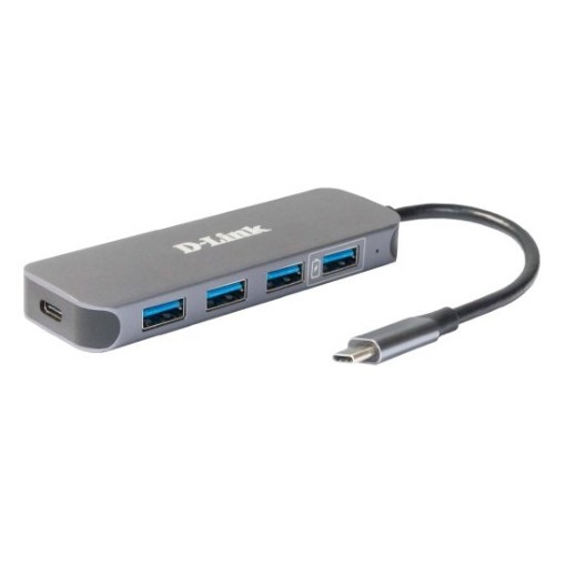 תמונה של מפצל 5 חיבורים D-Link 5-Port USB Type C USB C/PD דגם DUB-2340