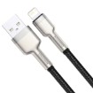תמונה של כבל סנכרון וטעינה Baseus Cafule USB – Lightning 2.4A באורך 1 מטר – צבע שחור