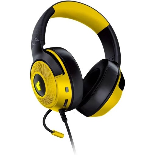 תמונה של אוזניות גיימינג Razer Kraken V3 X גרסת פוקימון פיקאצ'ו – מהדורה מוגבלת