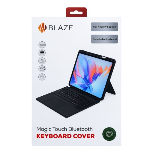 תמונה של כיסוי מקלדת בלוטות' iPad Pro 13(M4)  Blaze Magic Keyboard Cover