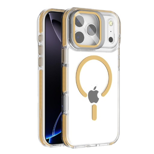 תמונה של כיסוי ל- iPhone 17 Pro Grip Case Crystal Pro MagSafe Gold
